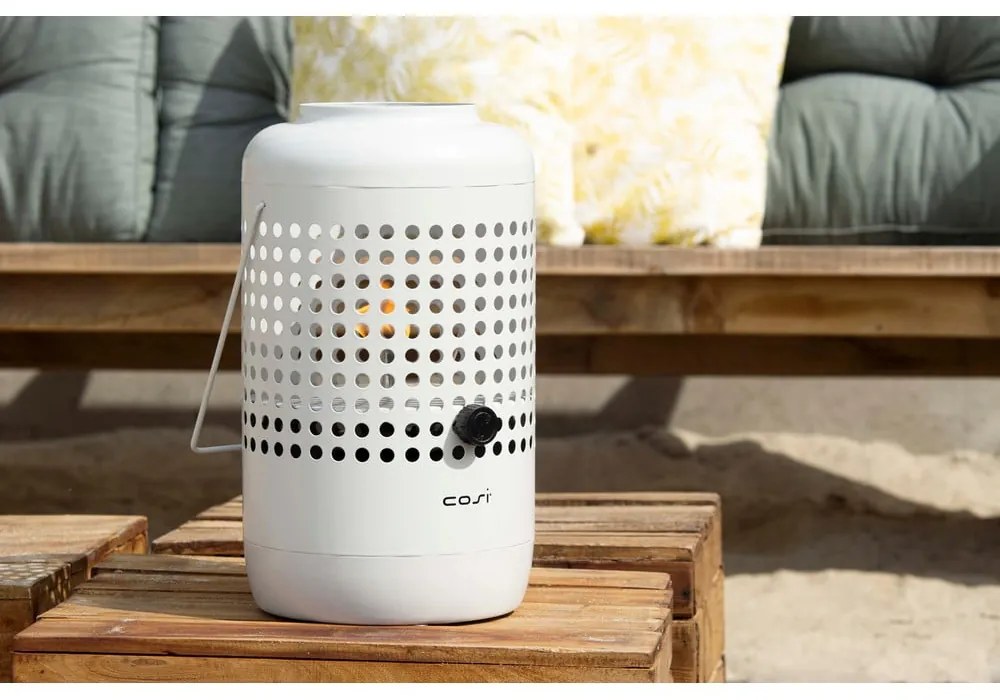 Lampă cu gaz Cosi Drop, înălțime 37 cm, gri deschis