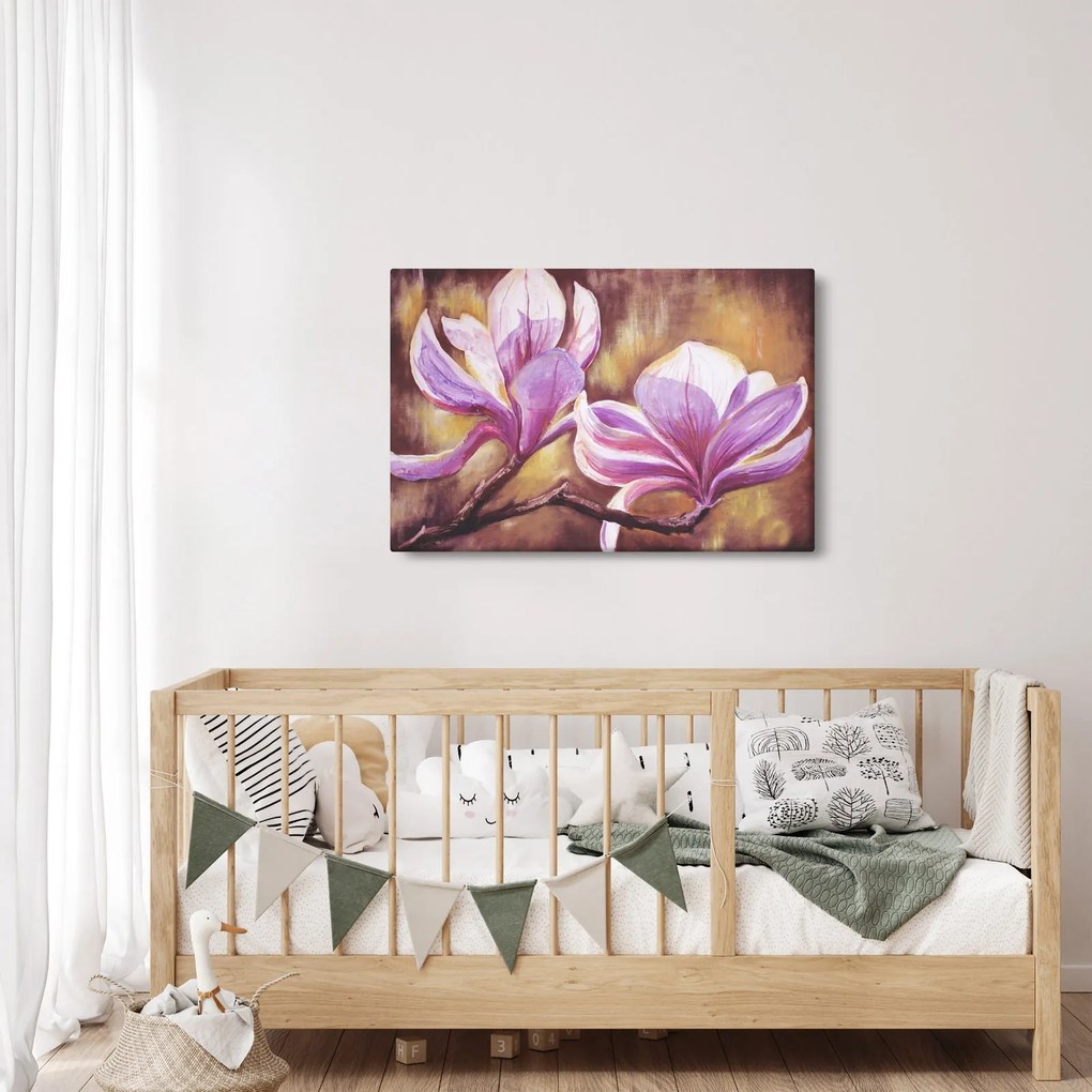 Tablou - Flori de magnolie (90x60 cm)