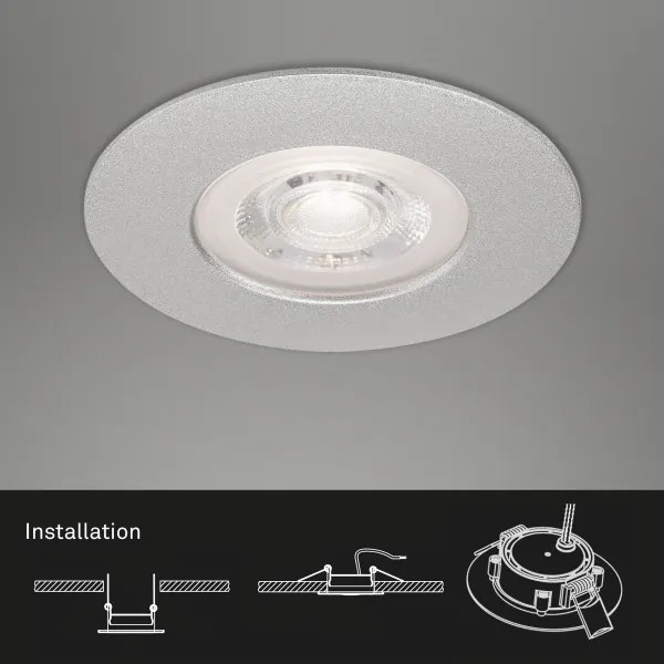 SET 3x plafonieră LED dimabilă pentru baie LED/4,9W/230V IP44 Briloner
