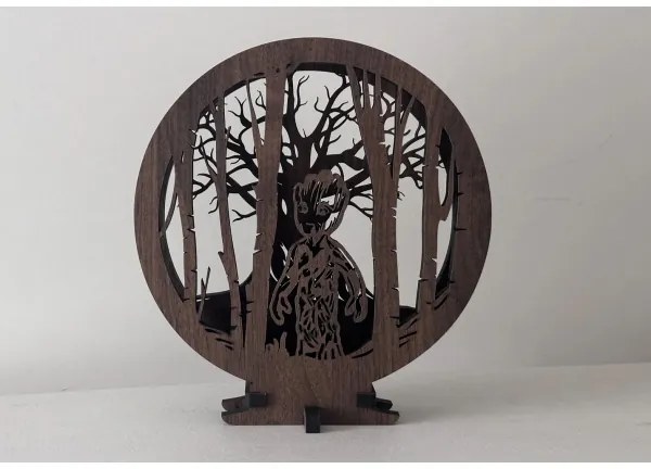 Li-Go 23613/DUB2 - Decorațiune de masă LED reglabilă, LED/12W/230V, 20x22 cm, stejar