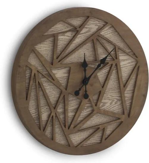 Ceas de perete Geese Time Traveller, ⌀ 60 cm, maro