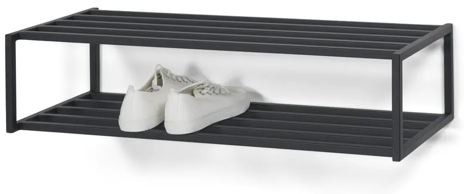 Pantofar negru suspendat din metal 78x20,5x30,5 cm School – Spinder Design