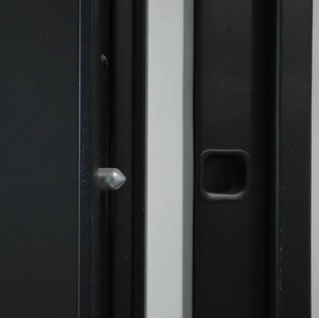 Usa metalica de intrare in apartament antiefractie - Dierre SPARTA 8 + Contratoc DR, Alb