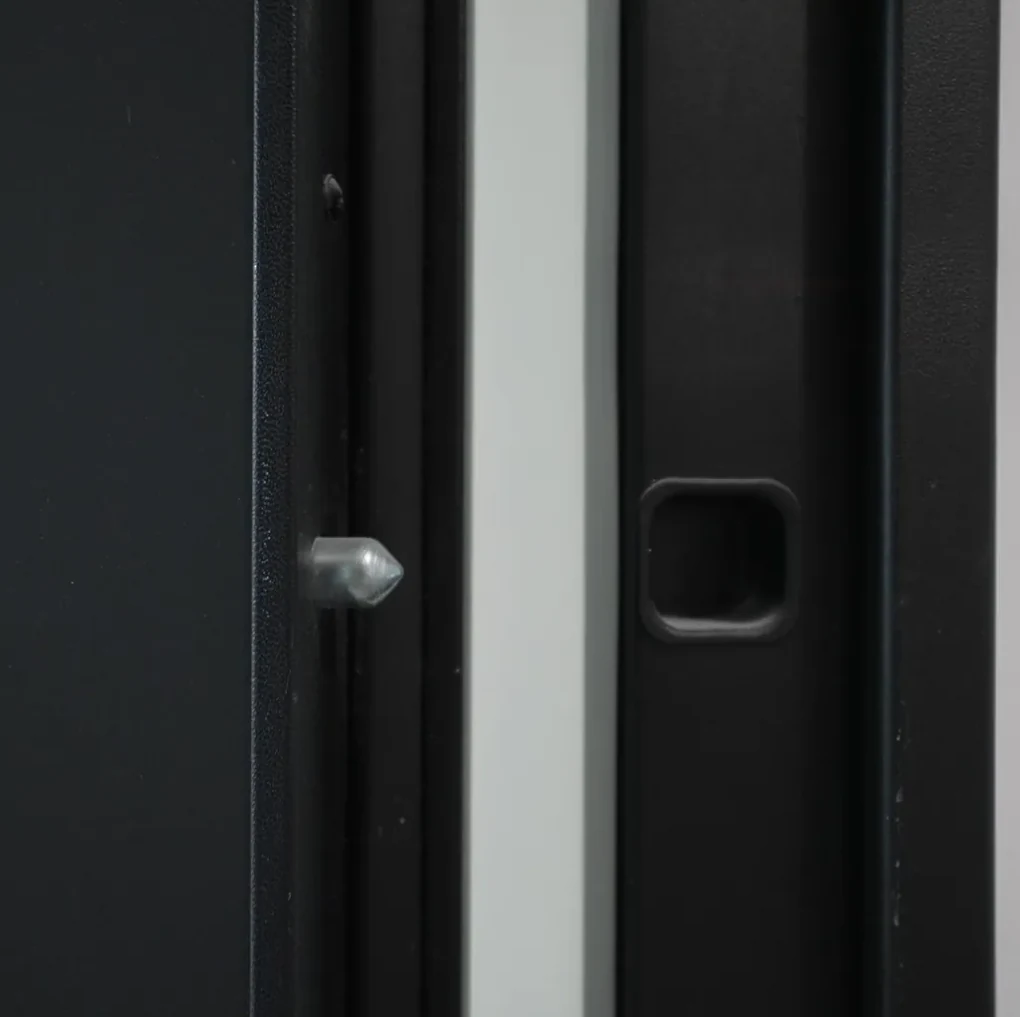 Usa metalica de intrare in apartament antiefractie - Dierre SPARTA 8 + Contratoc ST, Usa Alb + Toc Alb, 1.5 mm