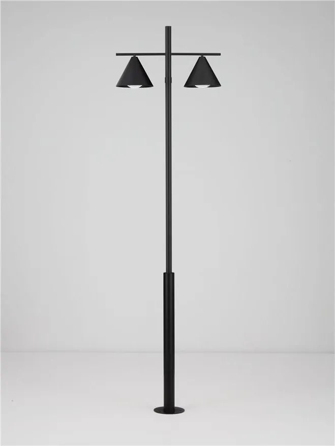 Stalp de exterior IP65 ORIX negru H-220cm