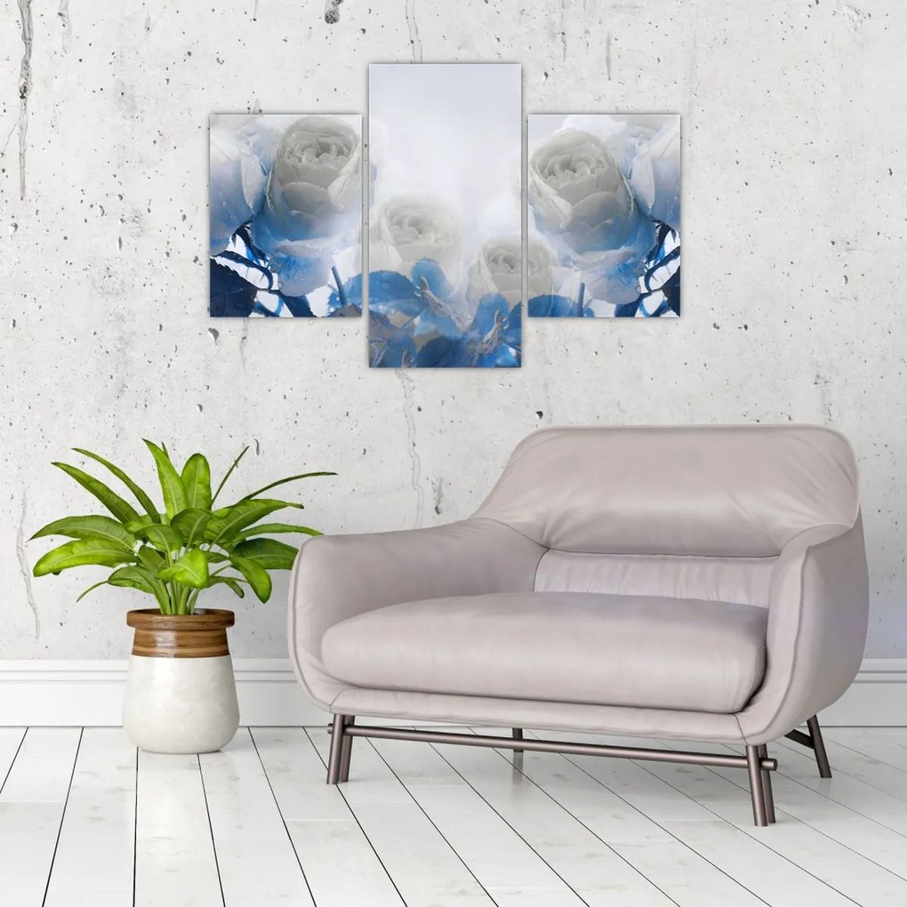 Tablou - Trandafir alb (90x60 cm)