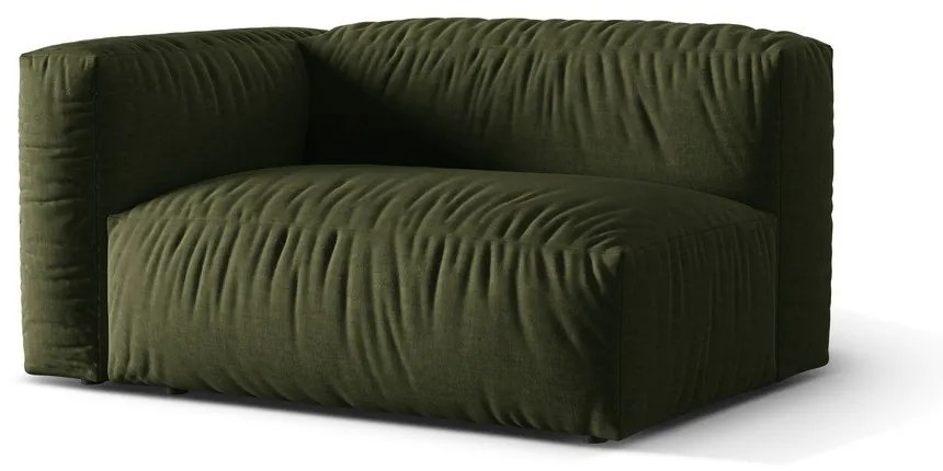 Modul pentru canapea modulară verde (cu colț pe partea stângă ) Martina – Micadoni Home