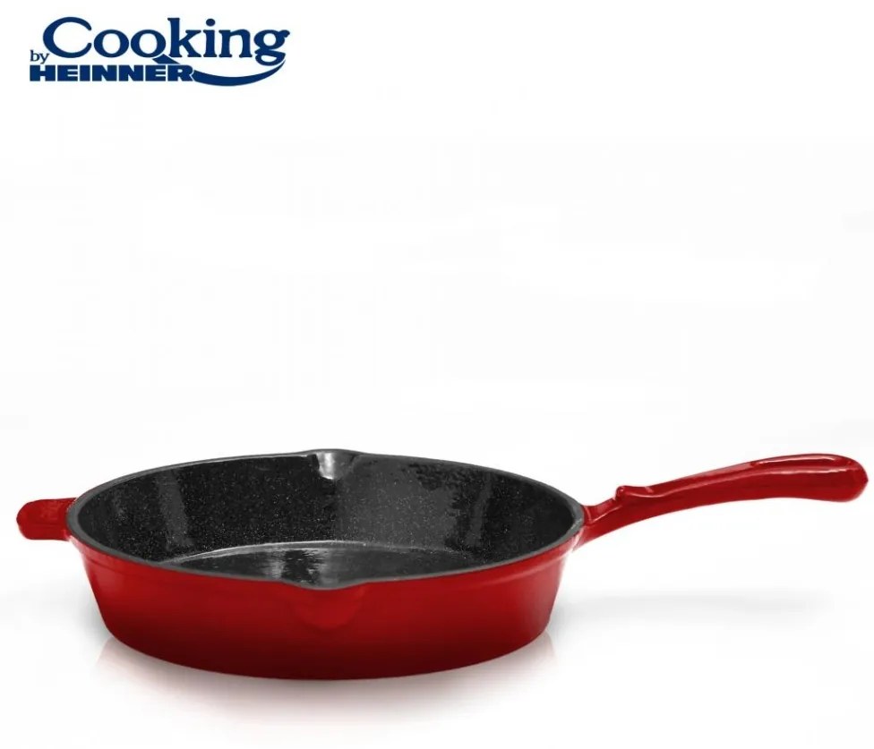 Tigaie Fonta Emailata 26x5cm, Red Line, Cooking By Heinner HR-KN-T26