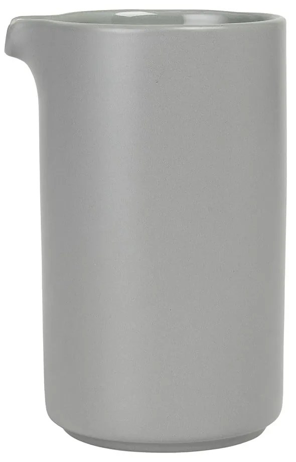 Carafă pentru apă din ceramică Blomus Pilar, 500 ml, gri