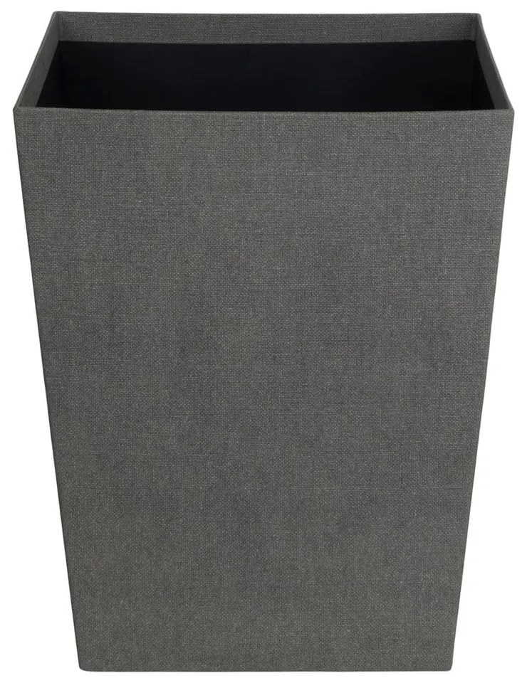 Coș de gunoi gri pentru birou Sofia Canvas Paper Laminate – Bigso