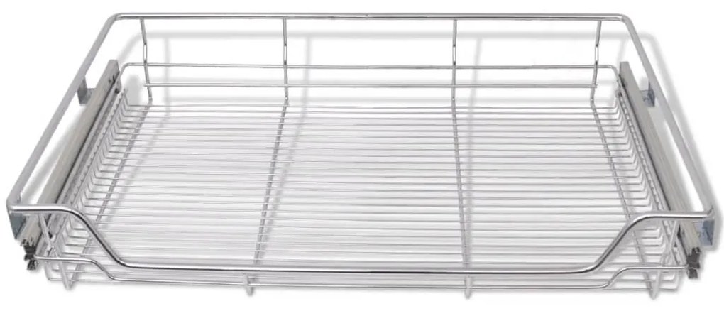 Cosuri din sarma retractabile, 2 buc., argintiu, 800 mm Argintiu, 800 mm