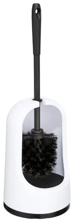 Perie de WC Brosse, alb, plastic,13.5x41cm