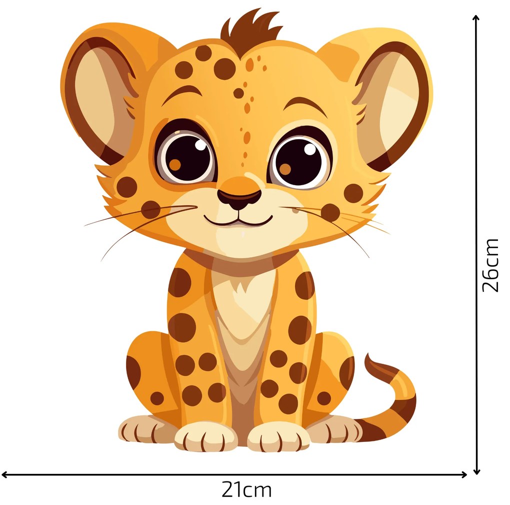 PIPPER. Autocolante pentru mobilier „Animale din desene animate”