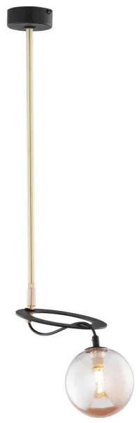 Lustră pe tijă PLANET 1xG9/10W/230V aurie Jupiter 1890