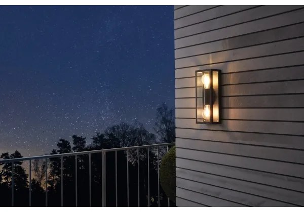 Eglo 98273 - Aplică perete exterior ALAMONTE 2xE27/60W/230V IP44