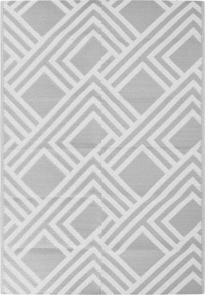 vidaXL Covor de exterior, ARAKIL gri, 160x230 cm, PP