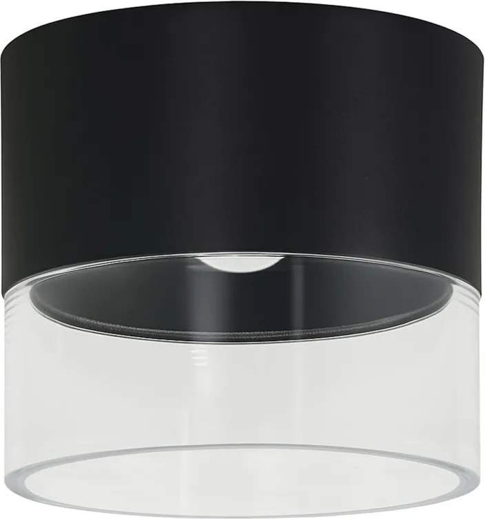 Spot aplicat negru LED LIMAN 10W CCT