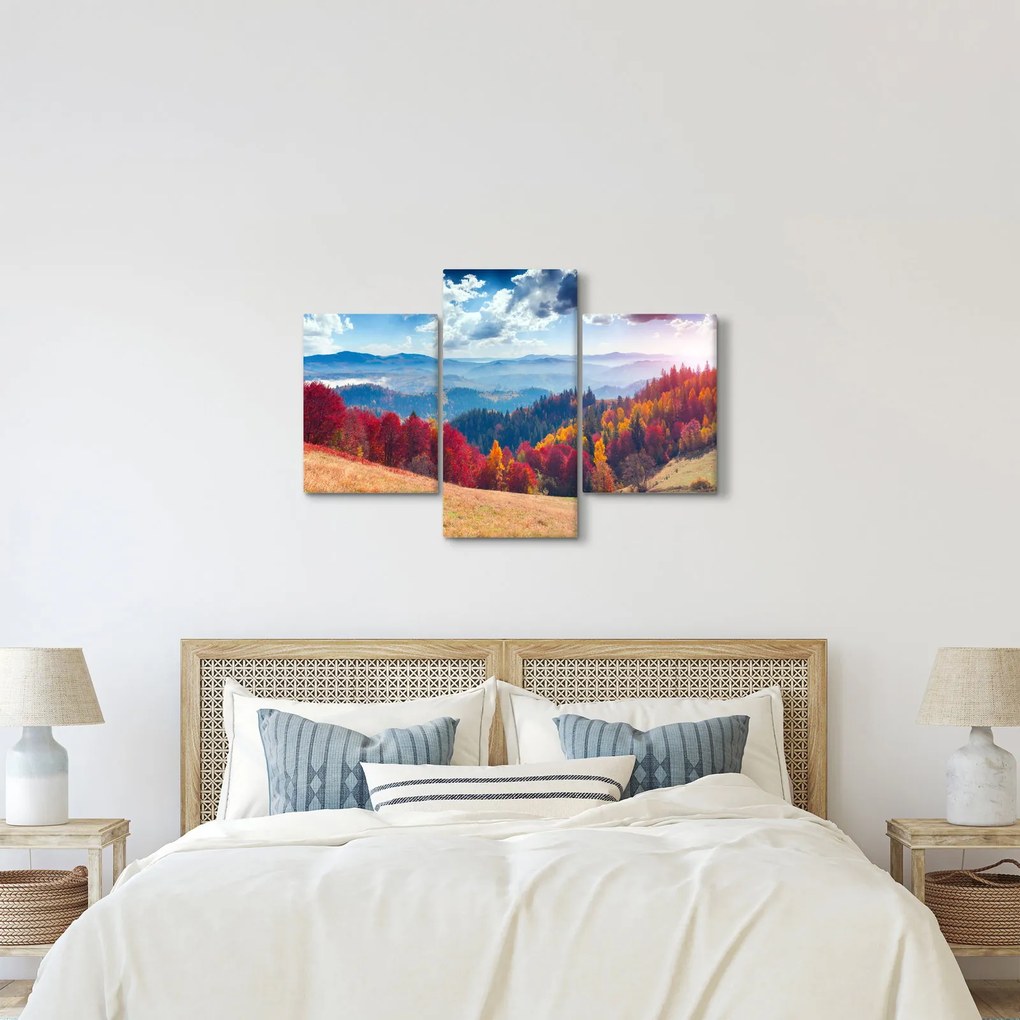 Tablou cu peisaj de toamnă pitoresc (90x60 cm)