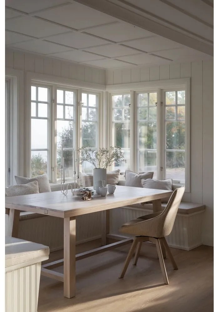 Scaune de dining bej 2 buc. Alison – Rowico