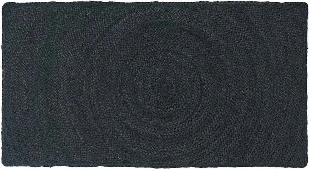 vidaXL Covoare de zonă Dreptunghiular Gri închis 60 x 110 cm Iută