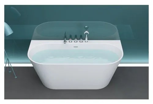 Cada freestanding din compozit Rune Hermod 170x80 cm lipita de perete, BTW