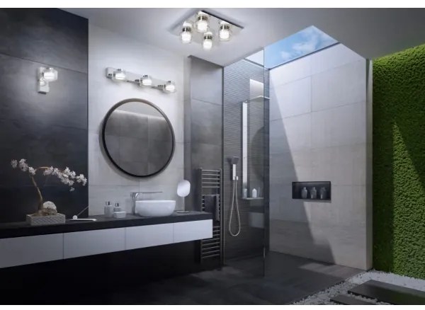 Plafonieră LED pentru baie Ledvance ORBIS FLAME 4xLED/5,5W/230V IP44 crom