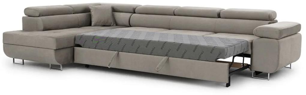 Canapea de colț cu funcție de dormit Annabelle Maxi Stânga - bej Vena 7