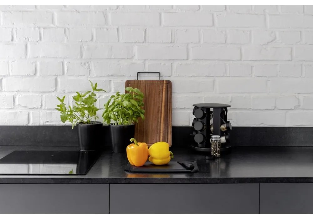 Recipiente pentru condimente cu suport 12 buc. Bruna - Wenko