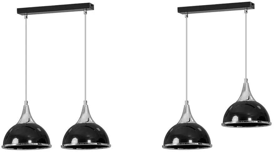 Suspensie Polo 2 Black 283/2 Emibig Lighting, Modern, E27, Polonia