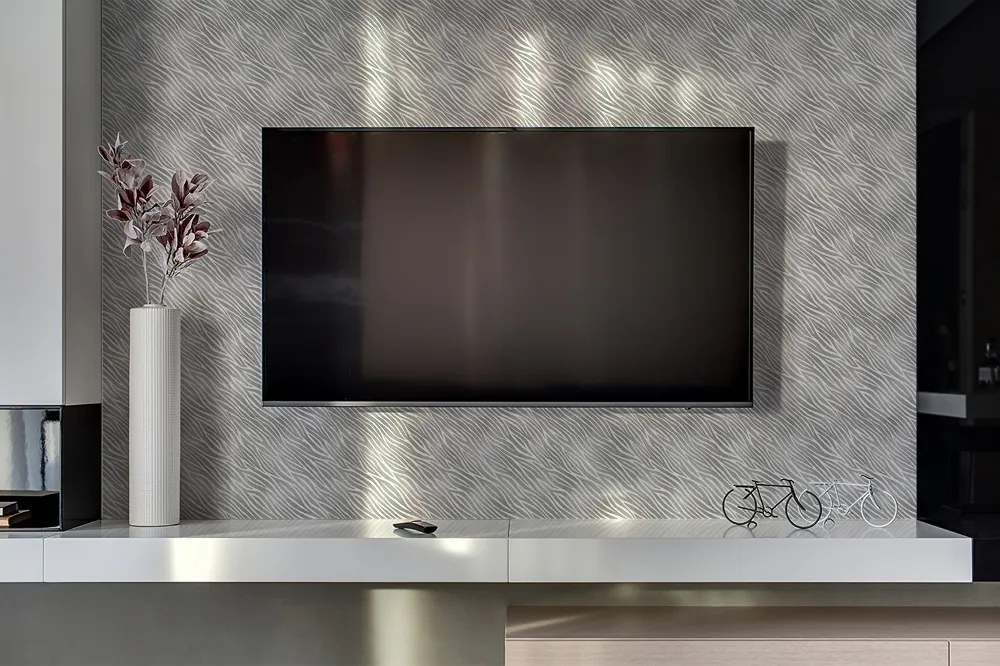 Panou decorativ pvc pentru televizorul zebra