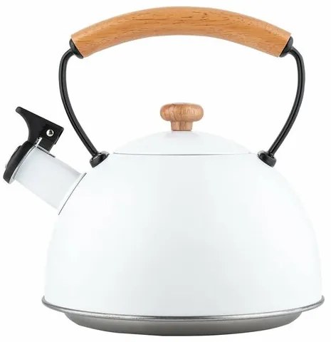 Ceainic din inox Florina Natura Line 2,3 l, alb