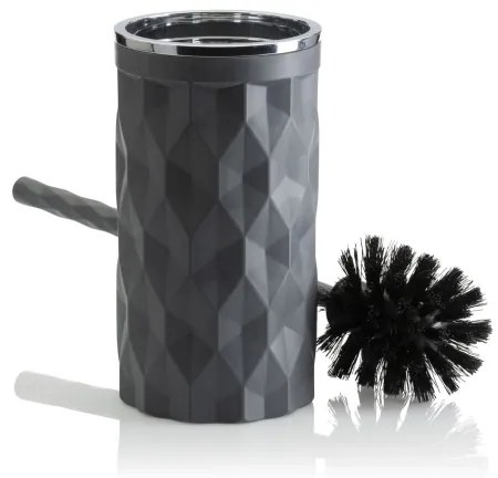 Set de baie REINA 5 buc. antracit/crom