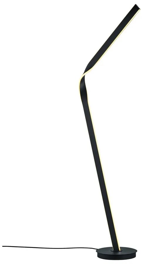 Lampadar negru LED cu abajur din metal (înălțime 181 cm) Cicenza – CINQUE