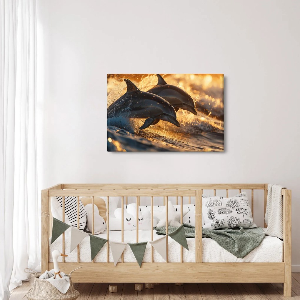Tablou - Delfinii (90x60 cm)