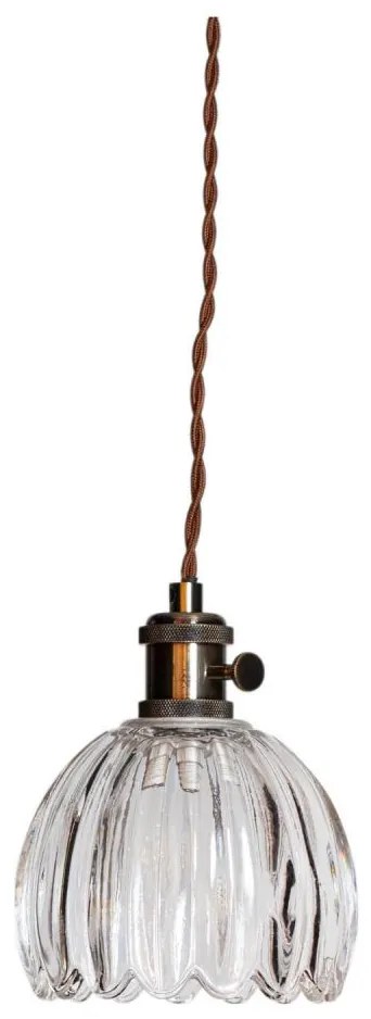 Cottex NORA 8400100-7002 - Lampă suspendată pe cablu 1xE14/5W/230V, transparentă