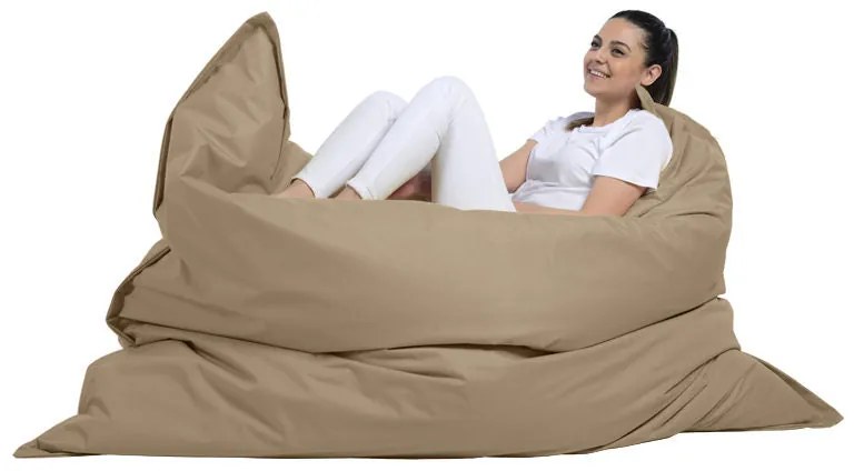 Fotoliu puf pentru grădină Giant Cushion 140x180 - Mink