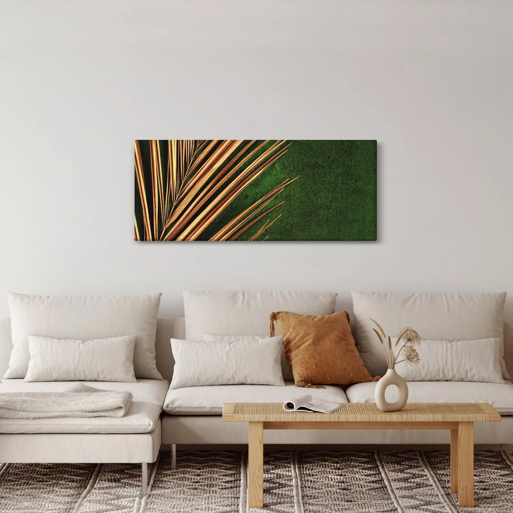 Tablou cu frunză (120x50 cm)