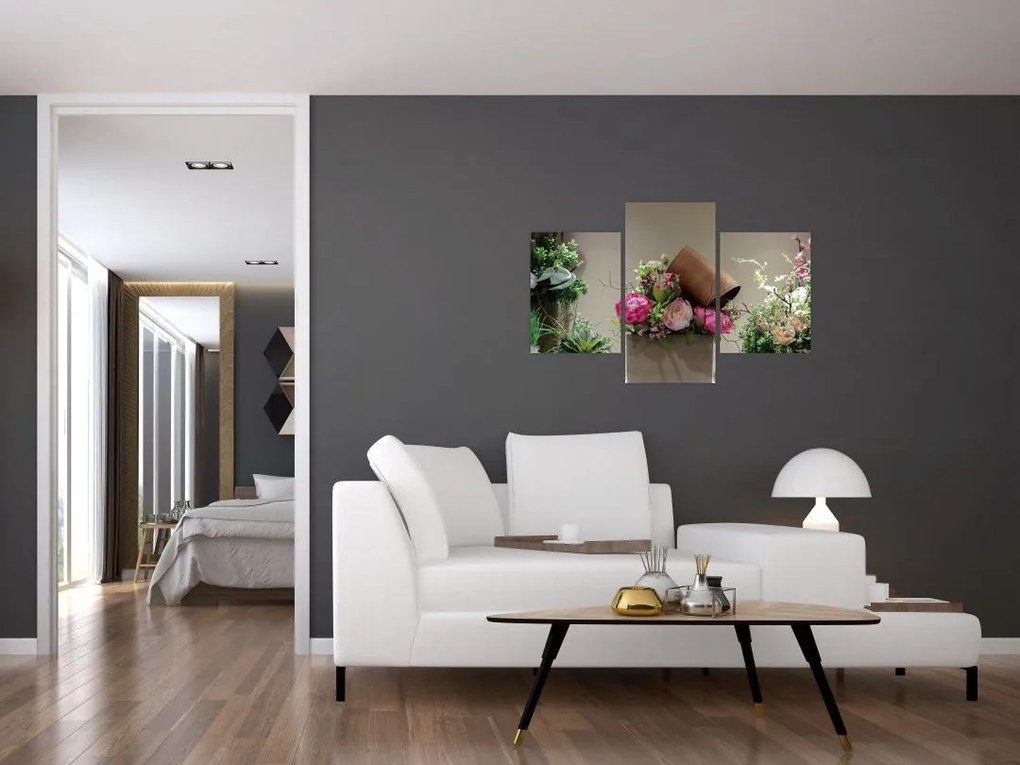 Tablou -Trandafir pentru tine (90x60 cm)