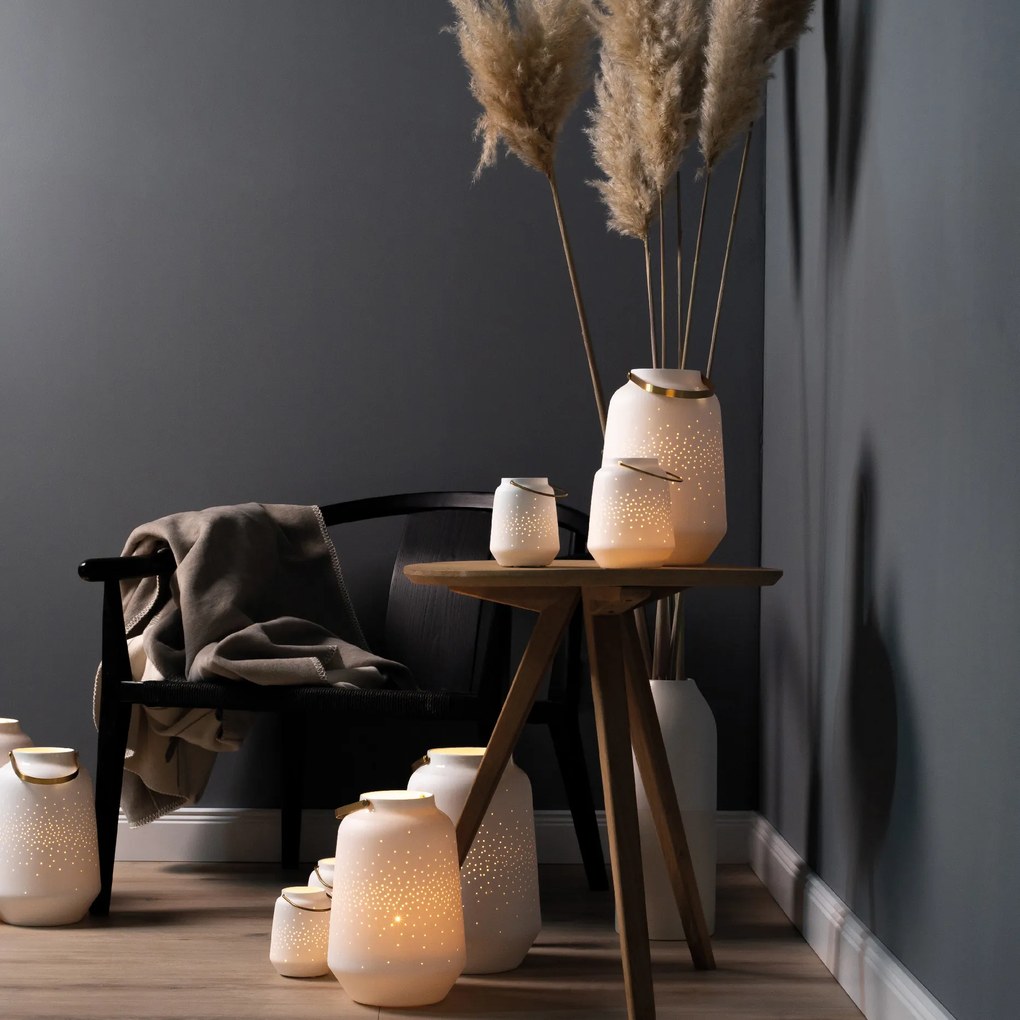 Räder Lampa mica din portelan Culoare Alba, (26,5 cm)