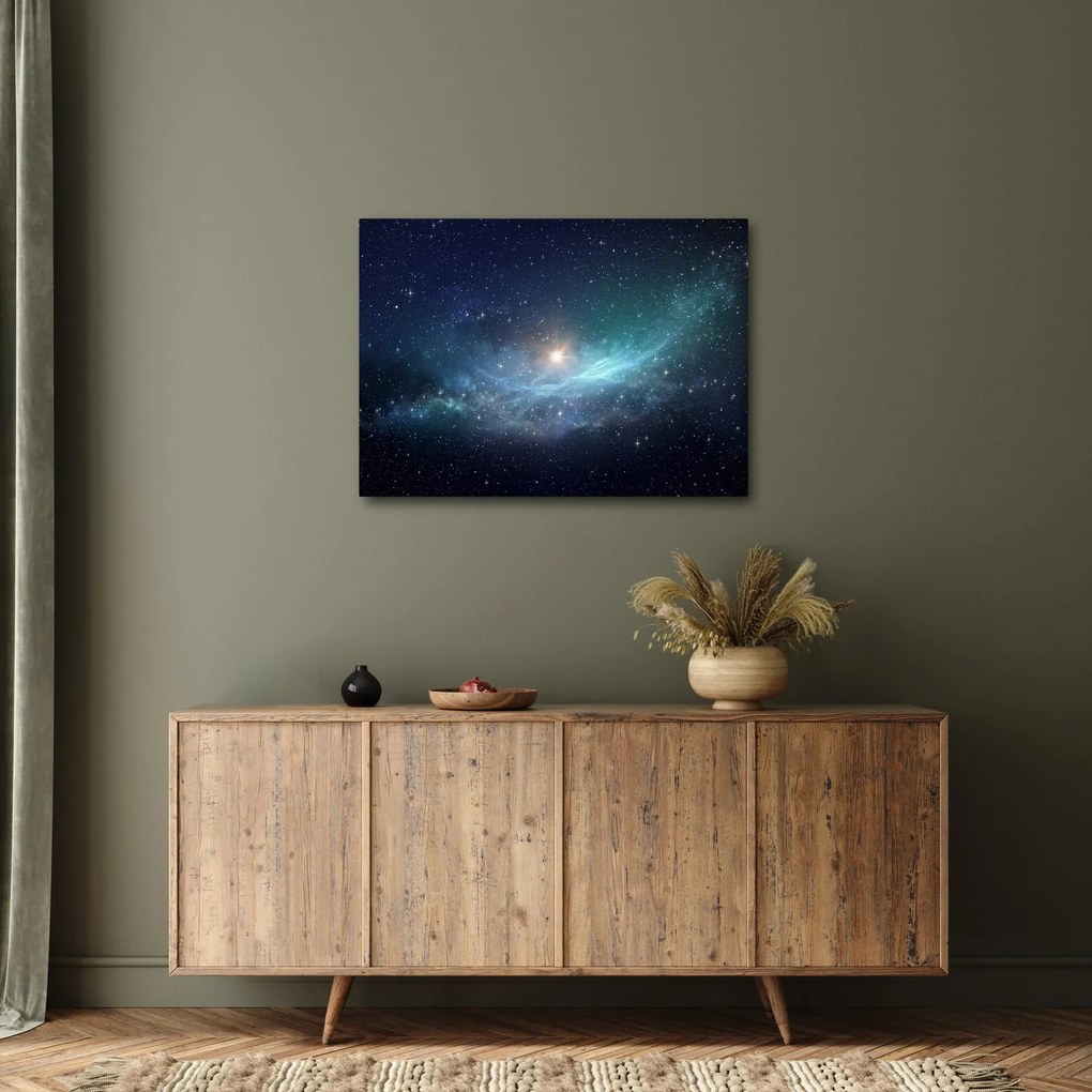 Tablou - Stele și nebuloase (70x50 cm)