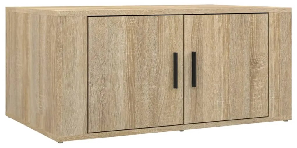 vidaXL Măsuță de cafea, stejar sonoma, 80x50x36 cm, lemn compozit