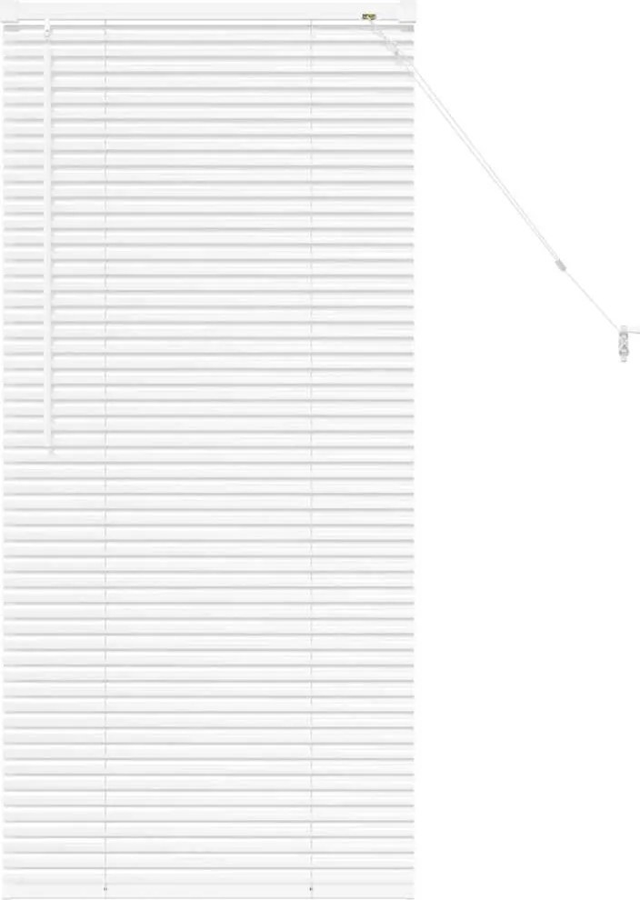 vidaXL Jaluzele venetiene Manual Alb 130 x 65 cm Aluminiu