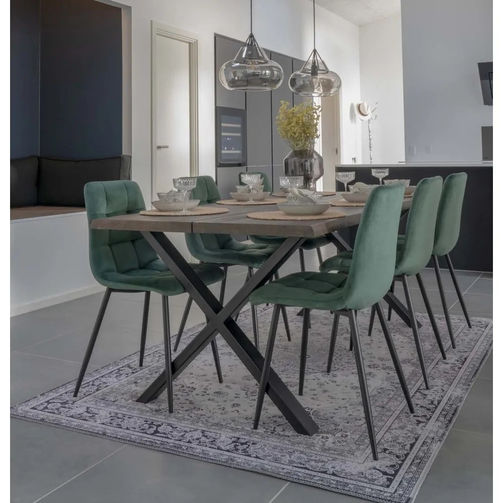 2 scaune de dining verzi Middelfart - House Nordic