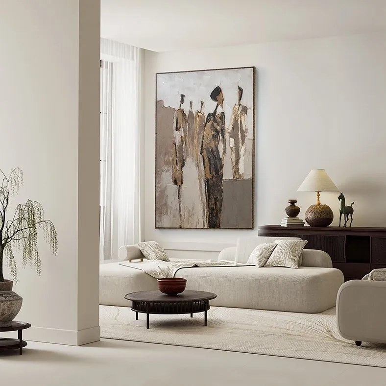 Tablou de perete pictura acrilica Etnos 133x203cm