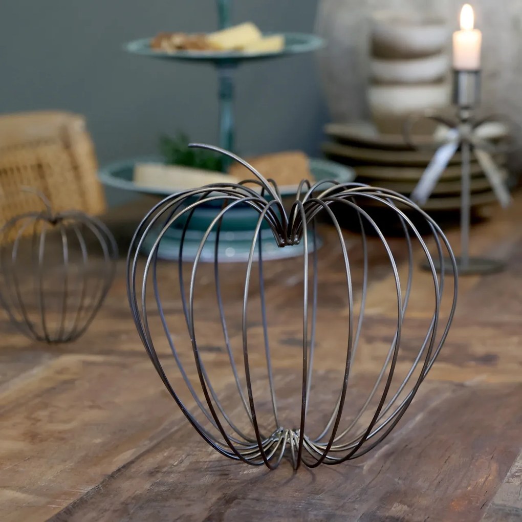 Dovleac decorativ, din metal, D17cm, Pumpkin