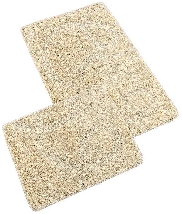 Bellatex Set de covorașe de baie fără decupajBANYSILVER bej, 60 x 100, 60 x 50 cm