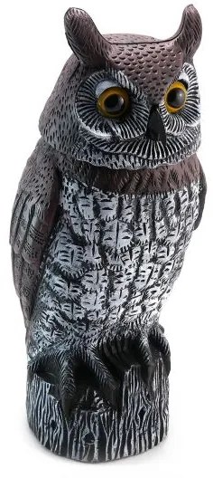 Decoratiune / sperietoare daunatori, Bufnita 19x18x41 cm