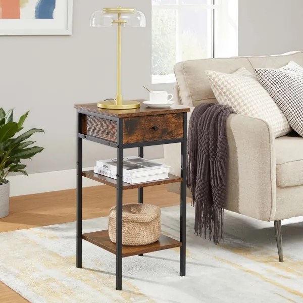 Noptieră ARIN maro/negru