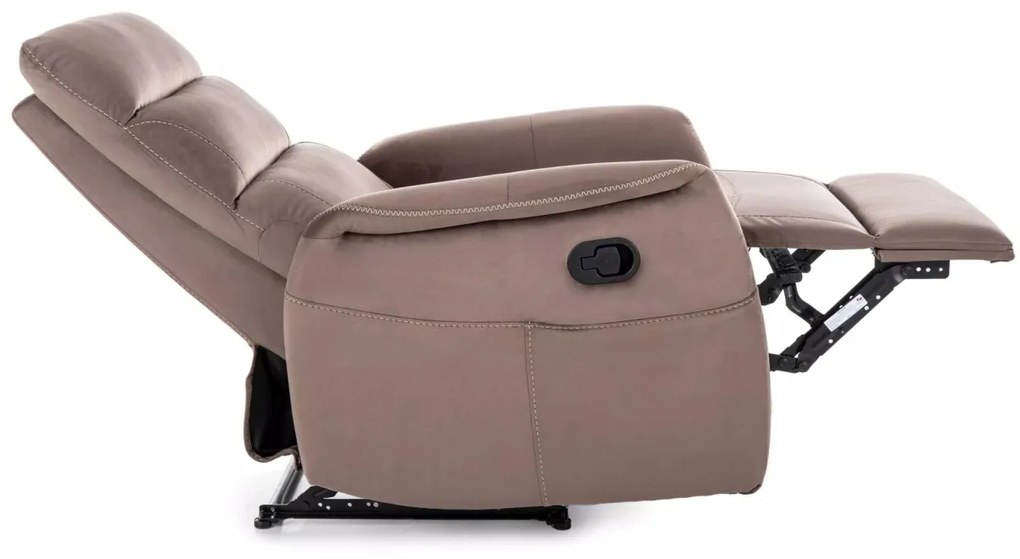 Fotoliu Solon M cu functie de masaj velvet cappuccino Blu38