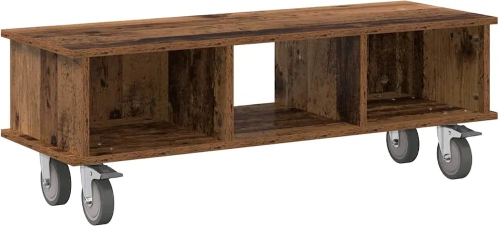 vidaXL Support TV Lemn vechi 100 x 35 x 35 cm Lemn compozit